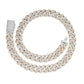 15mm Heavy Iced Cuban Link Chain – VVS Moissanite Necklace