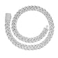 15mm Heavy Iced Cuban Link Chain – VVS Moissanite Necklace