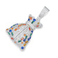 Iced Out Moissanite Money Bag Pendant