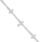 Silver Moissanite Diamond Cross One Row Tennis Bracelet Silver Moissanite Diamond Cross One Row Tennis Bracelet Silver Moissanite Diamond Cross One Row Tennis Bracelet Silver Moissanite Diamond Cross One Row Tennis Bracelet