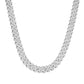 Shine Cuban Necklace  Iced Out with Moissanite Stones