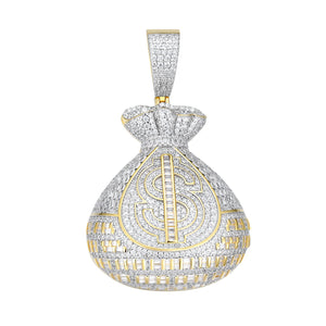 Moissanite Money Bag Pendant